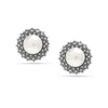 925 Sterling Silver Freshwater Pearl Antique Stud Earring for Women and Teen