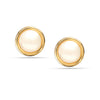 925 Sterling Silver Gold-Plated Freshwater Pearl Stud Earring for Teen and Women