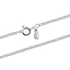 LeCalla Links 925 Sterling Silver 16 Inches Italian Cable Chain Necklace for Teen and Women's 