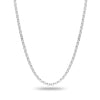 LeCalla Links 925 Sterling Silver 16 Inches Italian Rolo Belcher Link Chain Necklace for Teen and Women's 