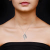 925 Sterling Silver Studded Necklace Set for Women