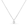 925 Sterling Silver Heart Necklace for Girls and Women